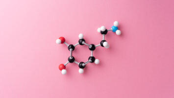 Imagem representando uma molécula de dopamina
